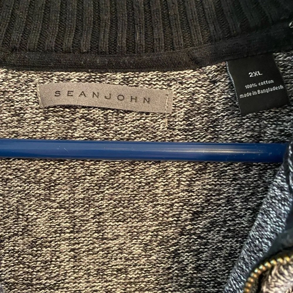 Sean John 1/2 Zip 2 XL Mens Sweater